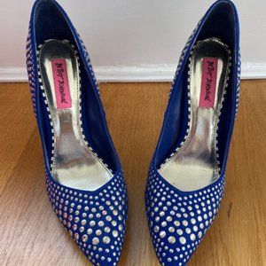 Betsey Johnson pumps, Blue, Size 8 1/2